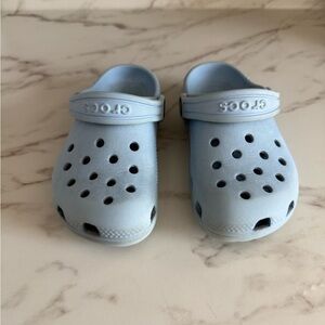 CROCS Kids Light Blue Water Shoes